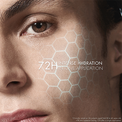 72h intense hydration in one application, hydrating combination of p. antartica, mannose and hyaluronic acid amplified by life plankton